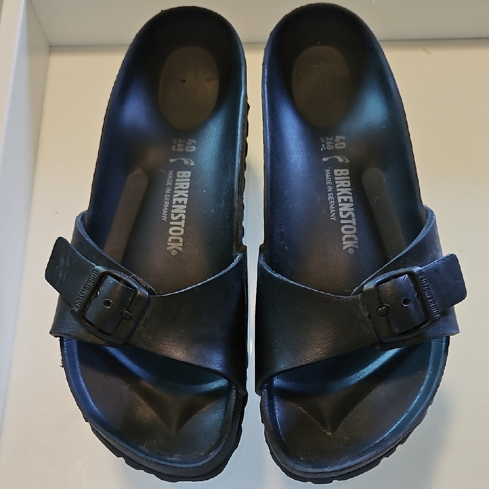 Birkenstock Midnight Black Slide Sandals
